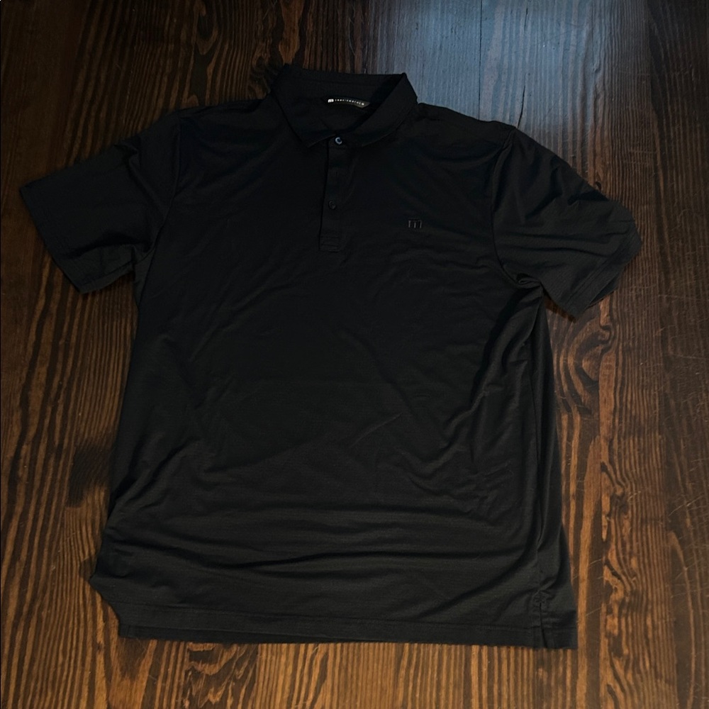Travis Mathew Black Polo Shirt